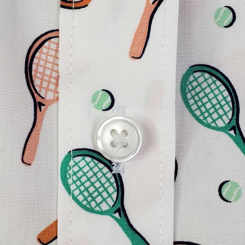 Lands End Button Down Shirt Sleeveless Tennis White Women’s Size 24W - Picture 5 of 10